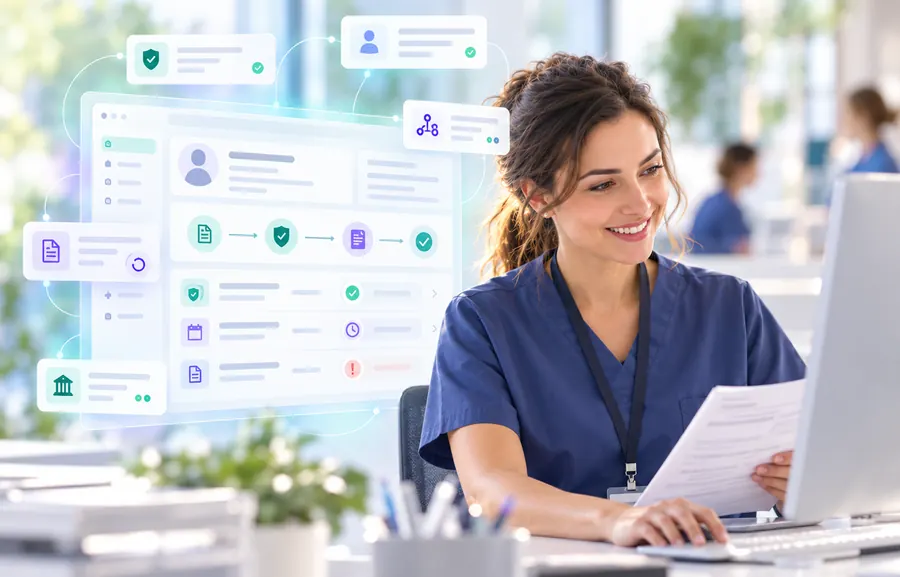 Illustrative healthcare setting for small medical practices